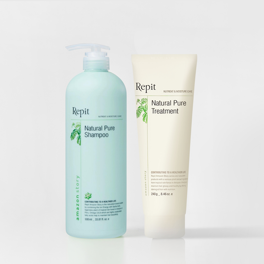 Natural Pure Shampoo & Treatment Small Set