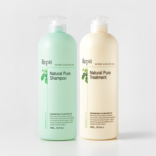 Natural Pure Shampoo & Treatment Set